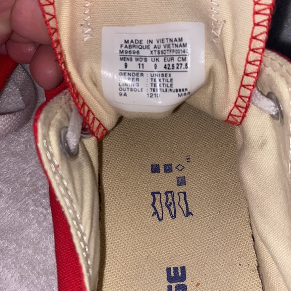 Red Converse Chuck Taylor’s - Picture 3 of 6